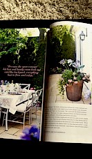 The garden was featured in a glossy spread!